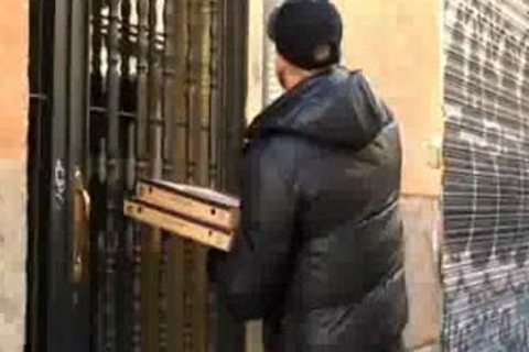 filthy hairy Pizza lad bonks