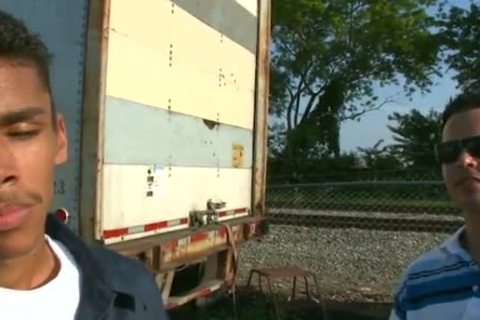 Latino Thug Takes A Hard knob In His wazoo