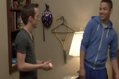 wicked gays Brice Carson And Lucas Vitello Sharing A Large toy And banging