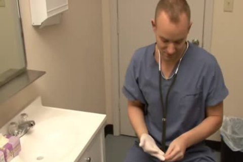 beautiful gay receives wazoo Inspected By Doctor