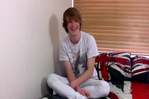 pleasant blond twink Kai Alexander Whips It Out And About