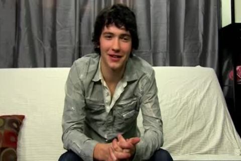 teen Josh Bensan Interviewed Then Wanked His penis