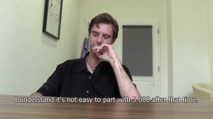 A computer network technician with a enormous boner