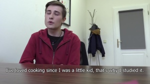 teen with lean body and innocence in the eyes