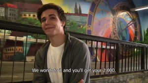 A young Czech dancer got plowed