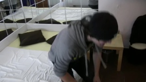 A young student from a petite Czech town