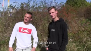 Two allies are doing bawdy stuff for money