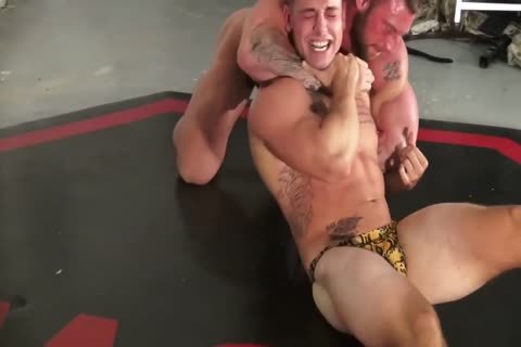large Muscle fellow Wrestling