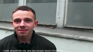 skinny and unrepining young chap takes it in his shaggy wazoo