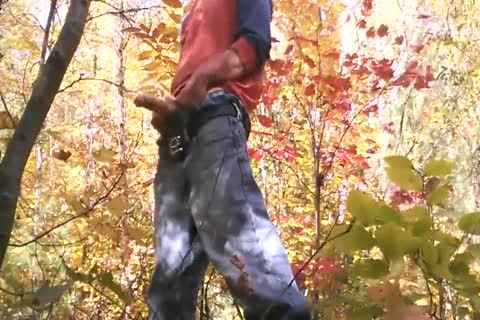 attractive, Autumn Forest, And I With My cock!