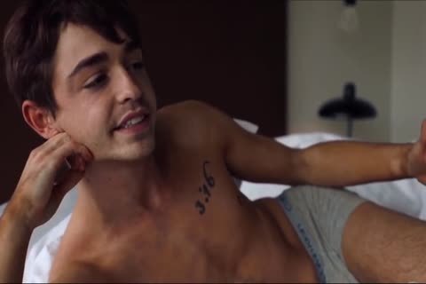 Muscled couple bareback blowjob cum video in HD