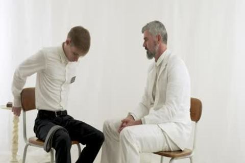 Hung Priest Barebacks cute Church teen