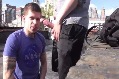 sucking & banging On A NYC Rooftop