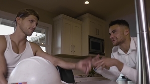 NextDoorOriginals: Athletic big cock Beaux Banks rimming