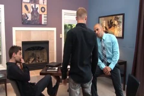 Andrew Is drilled By Two guys