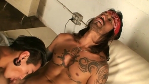 AlternaDudes - Hairy skater Saint Dillon sucking cock