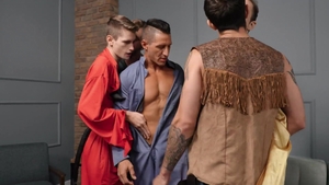 nextdoorstudios: Foursome's Scary Ride into Darkness