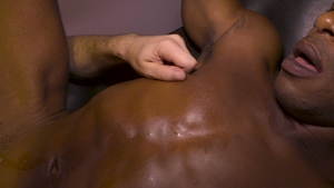 Next Door Raw: Black and White Twinks Share an Ass