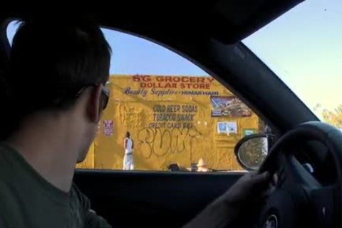 Ghetto thug interracial fucking in the hood